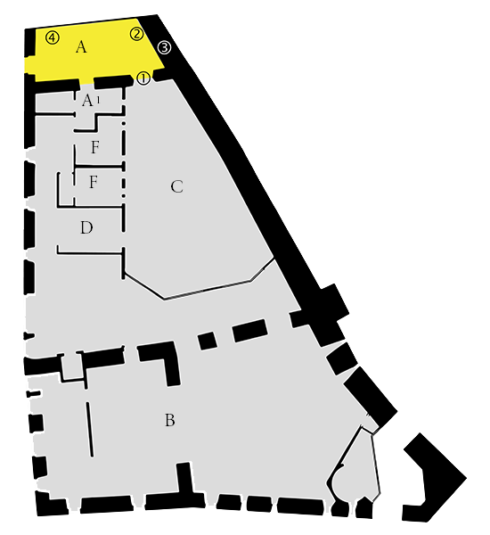 Grundriss des Eingangsgeschosses