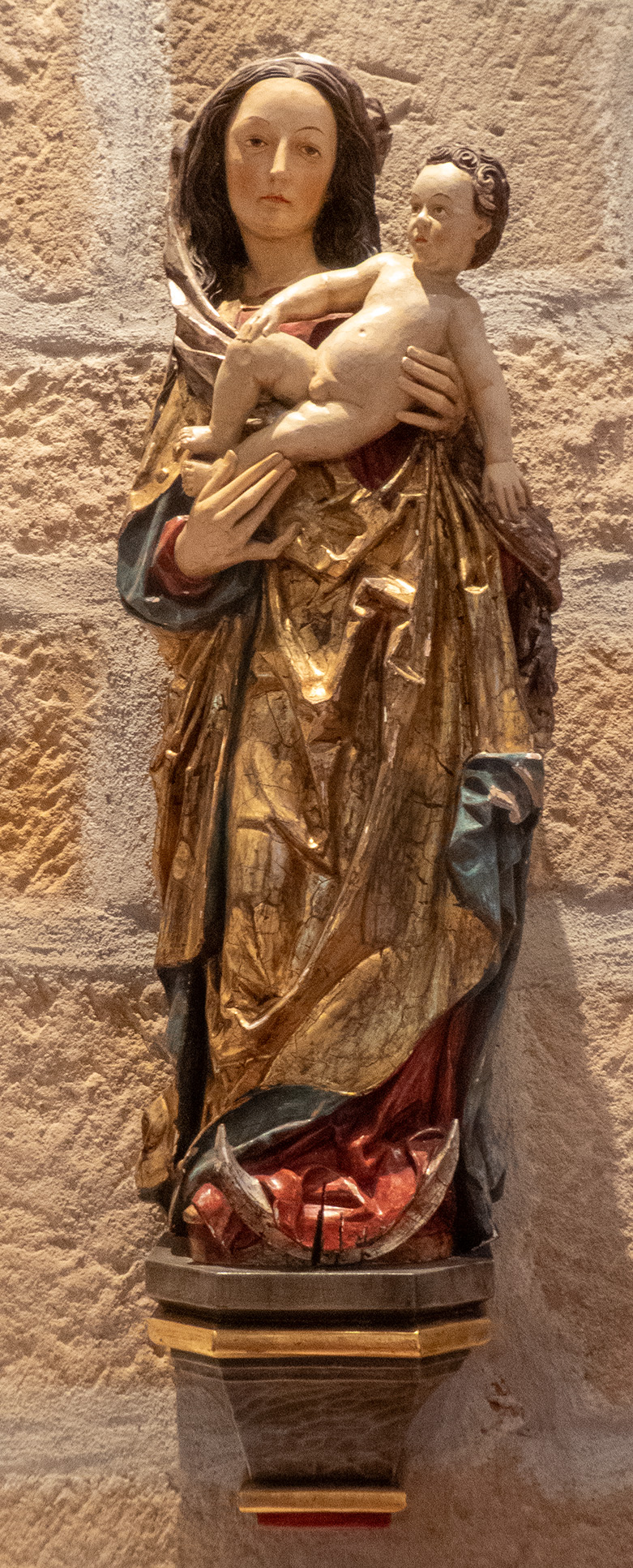 die gotische Mondsichelmadonna